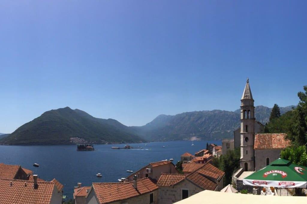 Bella Vista Zmukic Apartment Perast Luaran gambar